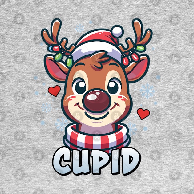 Santa’s Reindeer Cupid Xmas Group Costume by Graphic Duster